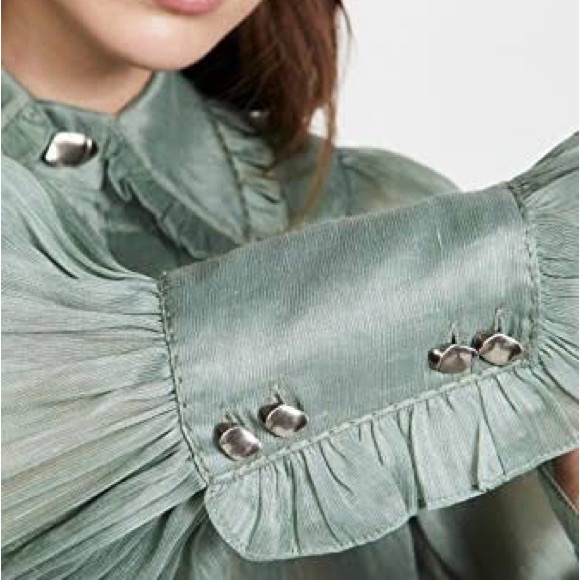 AJE Idealist Shirt • Dusty Sage • RRP $295 Tags attached NEVER WORN - Picture 6 of 10